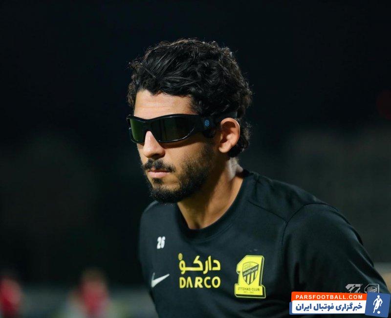 تمرینات جالب الاتحاد عربستان با عینک مشکی برای افزایش تمرکز بازیکنان