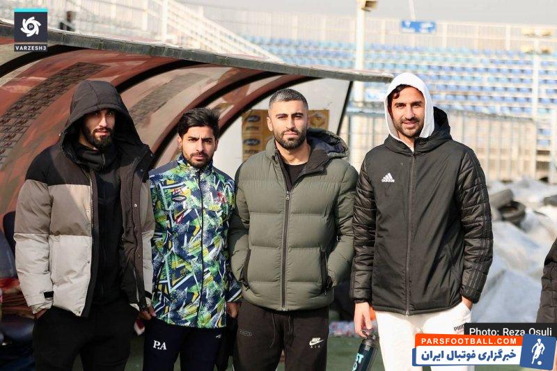 حضور فیکس کاوه رضایی در دیدار دوستانه تراکتور