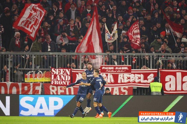 فرار بایرن مونیخ از شکست خانگی برابر کلن با گل کیمیش