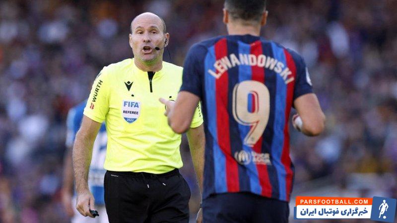 رد شکایت باشگاه اسپانیول به دلیل اعتراض به حضور روبرت لواندوفسکی در دربی بارسلونا