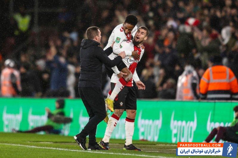 حذف تلخ منچسترسیتی از جام اتحادیه انگلیس با شکست در خانه ساوتهمپتون