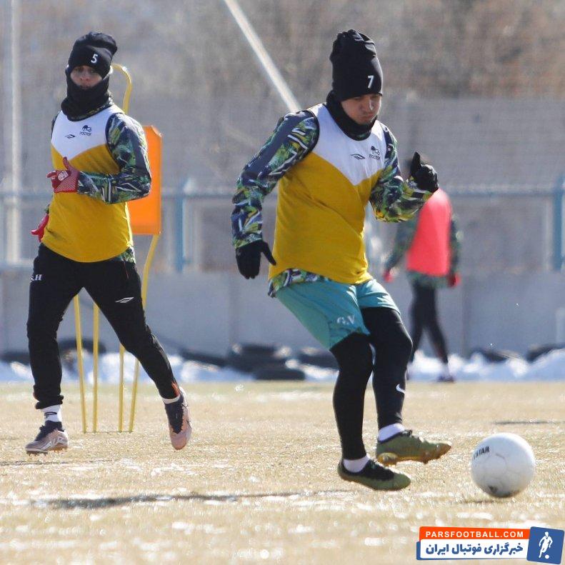 برگزاری تمرین تراکتور در سردترین روز سال در تبریز