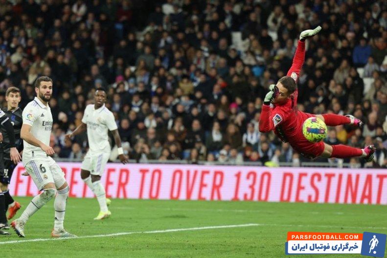 توقف بدهنگام رئال مادرید برابر رئال سوسیداد با تساوی بدون گل