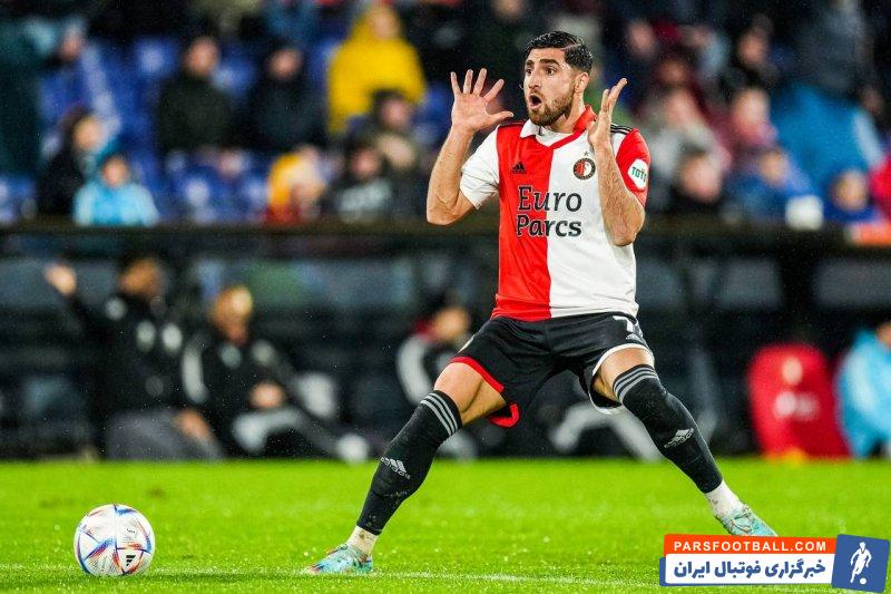 پاس گل ارزشمند علیرضا جهانبخش در دیدار فاینورد و زوله در جام حذفی هلند