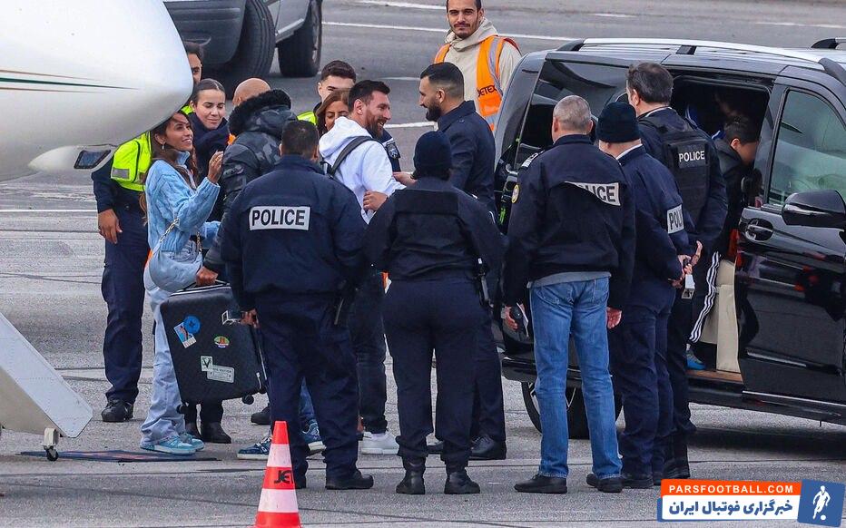 لیونل مسی در پاریس