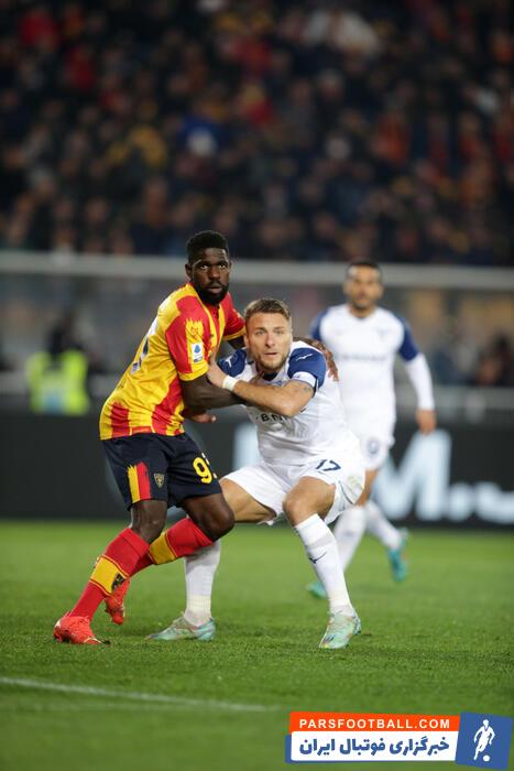 شعارهای تند نژادپرستانه هواداران لاتزیو علیه ساموئل اومتیتی ، بازیکن لچه