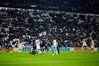 حضور نصفه و نیمه هواداران یوونتوس در آلیانز تورین در دیدار با آتالانتا