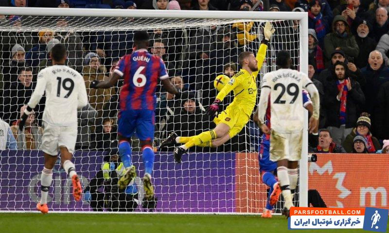 توقف منچستریونایتد در خانه کریستال پالاس با گل لحظات پایانی