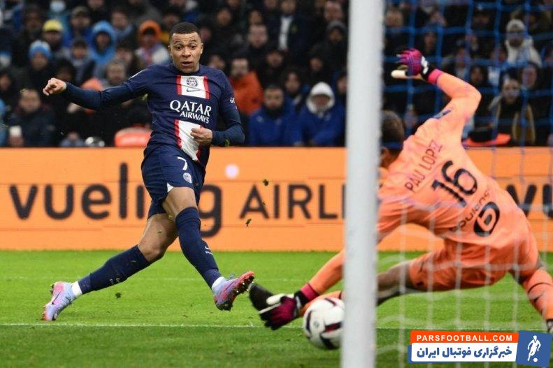 پیروزی پرگل پاری سن ژرمن برابر مارسی با درخشش مسی و امباپه