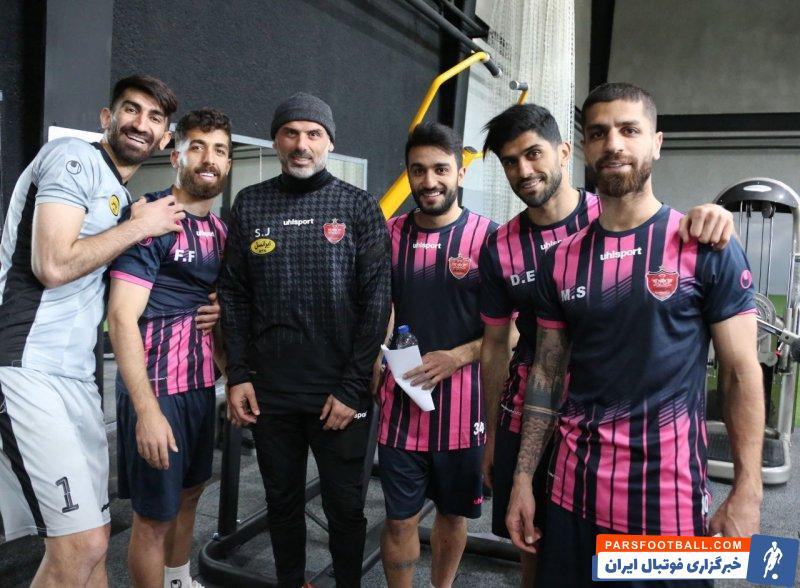 برگزاری تمرین امروز تیم پرسپولیس در سالن بدنسازی سیدجلال حسینی