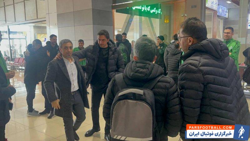 آلومینیوم ؛ دیدار مهدی رحمتی و رسول خطیبی در فرودگاه تبریز 