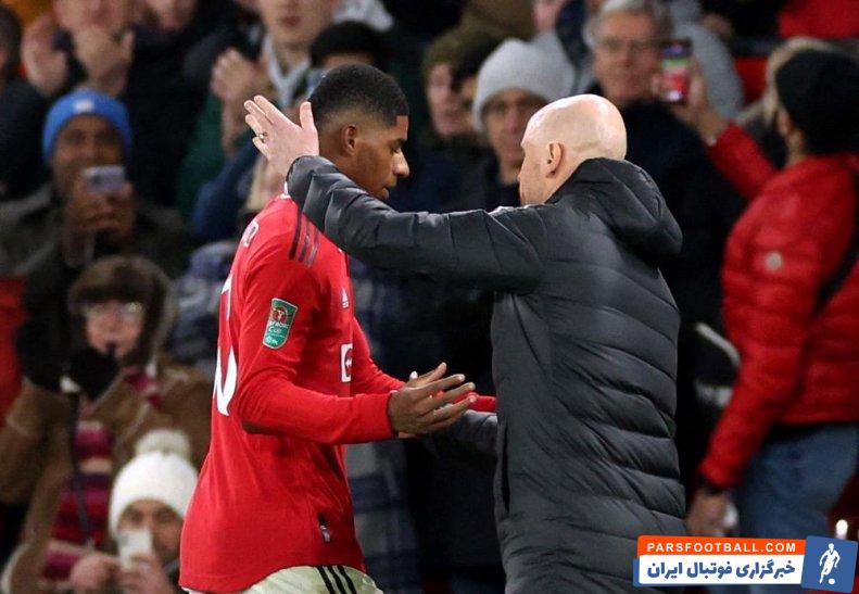 رشفورد ؛ تن هاخ : او باید با چالش زدن 30 تا 35 گل روبه‌رو باشد