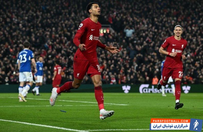 اولین گل کودی خاکپو برای لیورپول در دیدار با اورتون