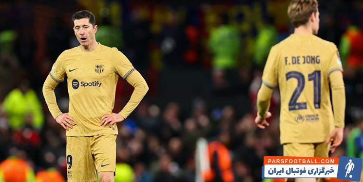 بارسلونا ؛ بگو و مگوی لواندوفسکی با فاتی در رختکن