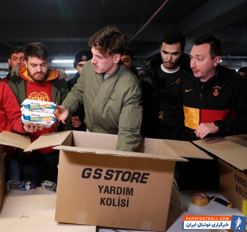 کمک نیکولو زانیولو به زلزله زدگان ترکیه در شب مراسم معارفه اش در گالاتاسرای