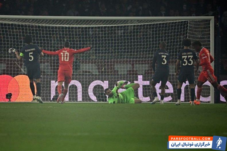 شکست تلخ پاری سن ژرمن در دیدار رفت برابر بایرن مونیخ با تک گل کینگزلی کومان