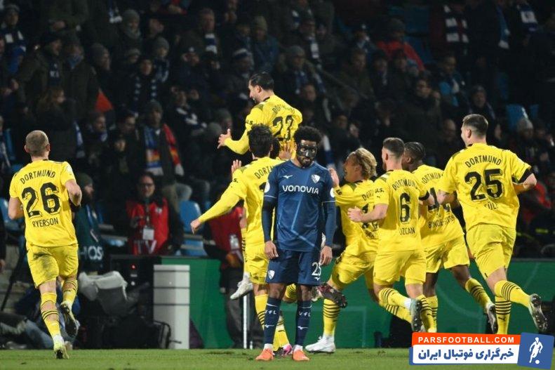 پیروزی دورتموند برابر بوخوم با 2 گل در مرحله یک هشتم نهایی دی اف بی پوکال