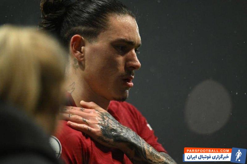 لیورپول ؛ مصدومیت نونیز از ناحیه کتف در دیدار برابر نیوکاسل