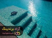 کاشی استخری سبز