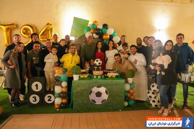 رونالدو و جورجینا رودریگس در جشن تولد اندرسون تالیسکا