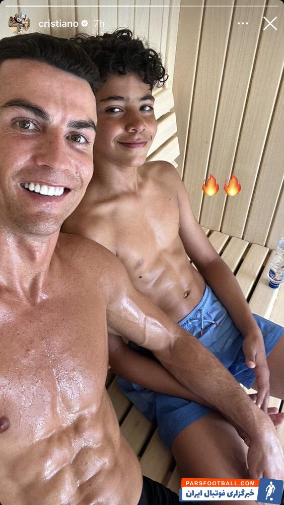 رونالدو ؛ بدن آماده و ورزیده رونالدو 