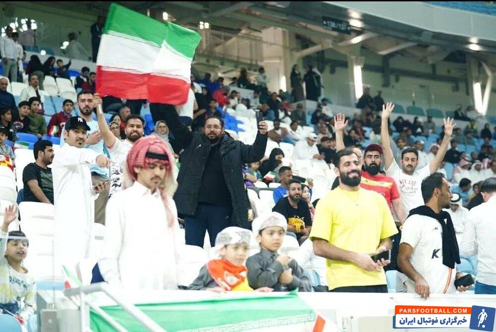 محمد حسین کنعانی زادگان دیدار فولاد خوزستان و الهلال را تماشا کرد