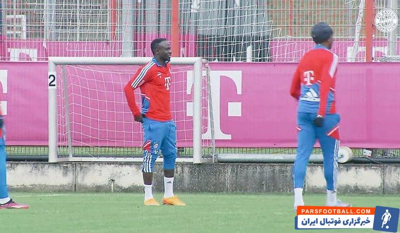 مانه ؛ حضور مانه در تمرینات گروهی بایرن مونیخ