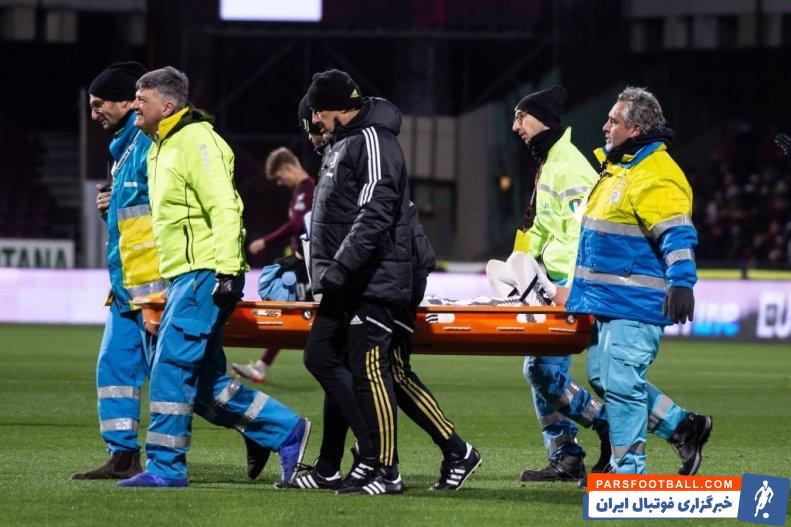 نگرانی اعضای باشگاه یوونتوس از مصدومیت فابیو میرتی در دیدئار با سالرنیتانا