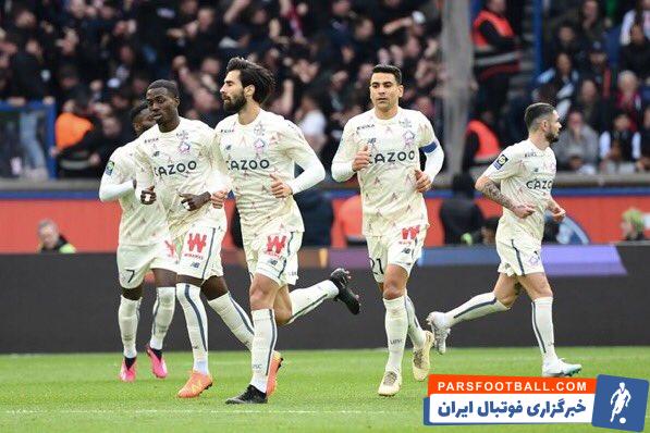 برد نفسگیر پاری سن ژرمن برابر لیل با کاشته تماشایی لیونل مسی