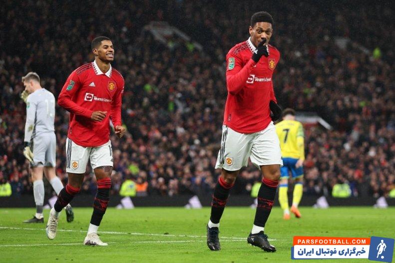 صعود آسان منچستریونایتد به فینال جام اتحادیه انگلیس با برتری برابر ناتینگهام فارست