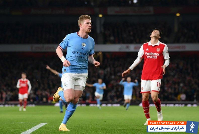 شکست تلخ آرسنال در لندن برابر منچسترسیتی در دیداری معوقه در لیگ جزیره