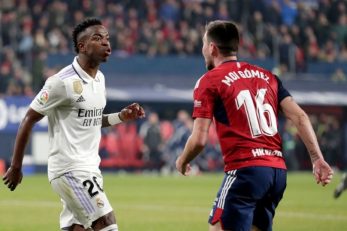 عصبانیت شدید وینیسیوس از خطاهای متعدد بازیکنان اوساسونا