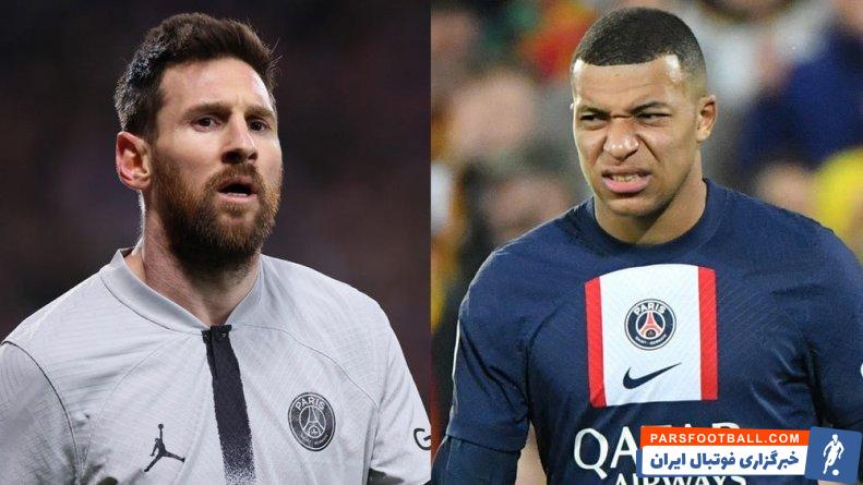اولویت پاری سن ژرمن با تمدید با کیلیان امباپه نسبت به لیونل مسی