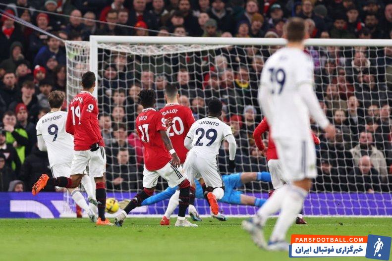 توقف منچستریونایتد در اولدترافورد در دیداری معوقه برابر لیدز یونایتد