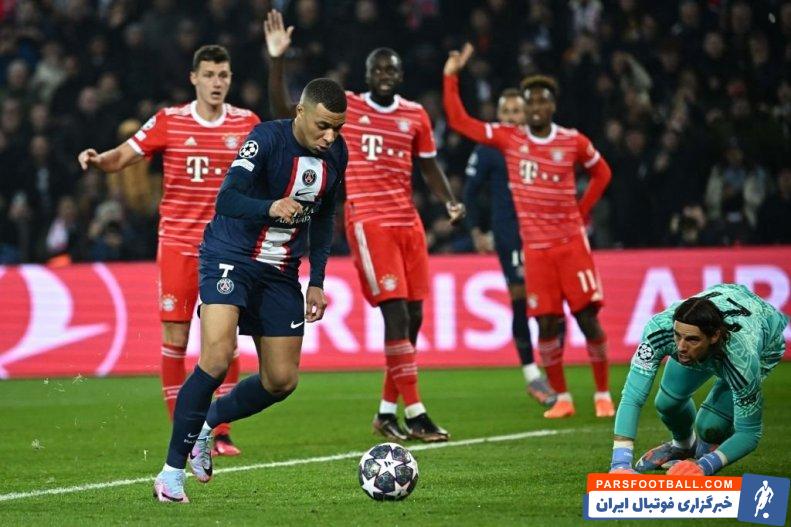 شکست تلخ پاری سن ژرمن در دیدار رفت برابر بایرن مونیخ با تک گل کینگزلی کومان
