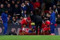 پارگی رباط صلیبی رینیلدو در دیدار اتلتیکو مادرید برابر رئال مادرید