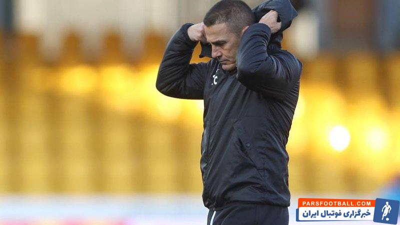 اخراج فابیو کاناوارو از هدایت بنونتوی ایتالیا به دلیل نتایج ضعیف