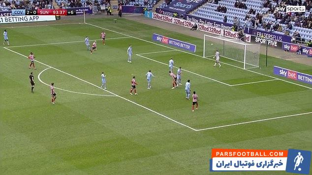 گل زیبای آماد دیالو برای ساندرلند برابر کاونتری سیتی در چمپیونشیپ انگلیس