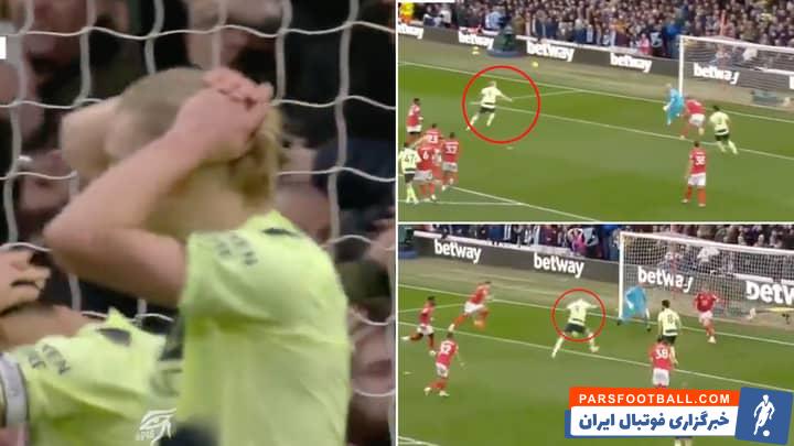 سیتی ؛ از دست رفتن دو موقعیت گلزنی از شش قدم از سوی هالند