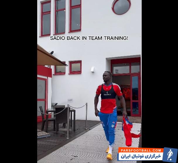 مانه ؛ حضور مانه در تمرینات گروهی بایرن مونیخ