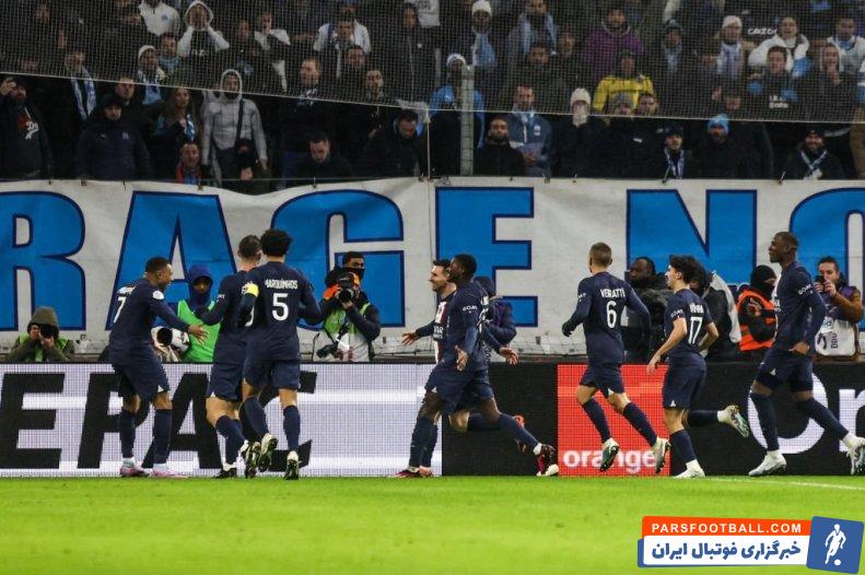 پیروزی پرگل پاری سن ژرمن برابر مارسی با درخشش مسی و امباپه