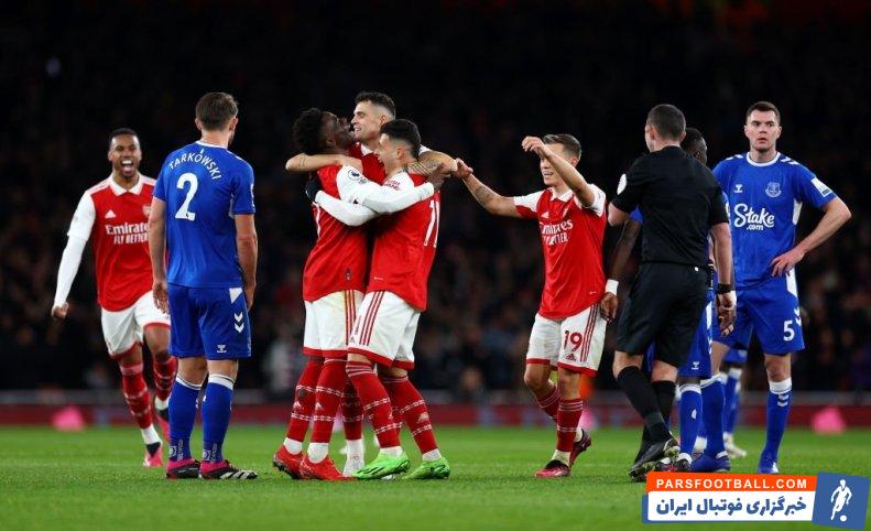 پیروزی پرگل آرسنال در لندن برابر اورتون در دیداری معوقه