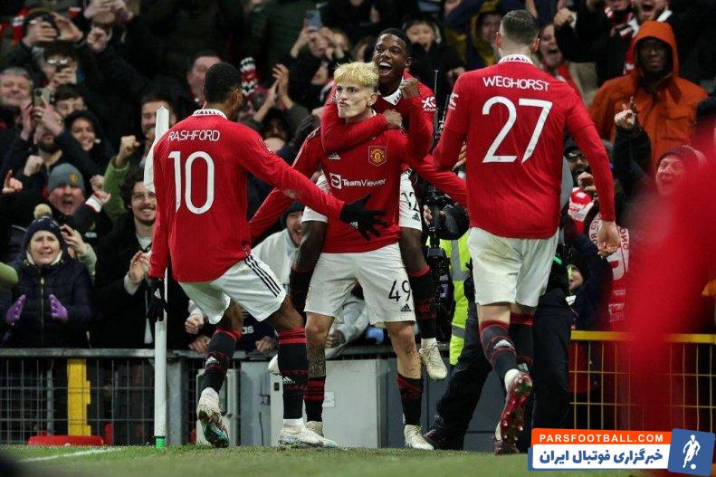 صعود دراماتیک منچستریونایتد به دور بعدی جام حذفی با برتری برابر وستهم