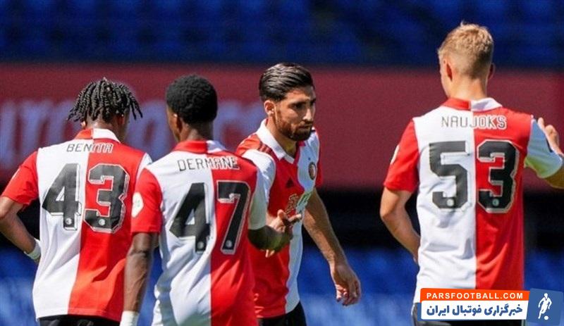 فاینورد در حضور ستاره ایرانی مقابل حریفش به برتری رسید