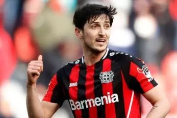 بایرلورکوزن در حضور ستاره ایرانی مقابل حریفش به برتری رسید