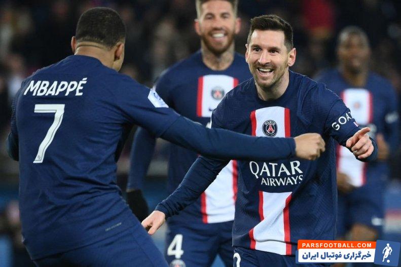 پیروزی پرگل پاری سن ژرمن برابر نانت با گلزنی مسی و امباپه