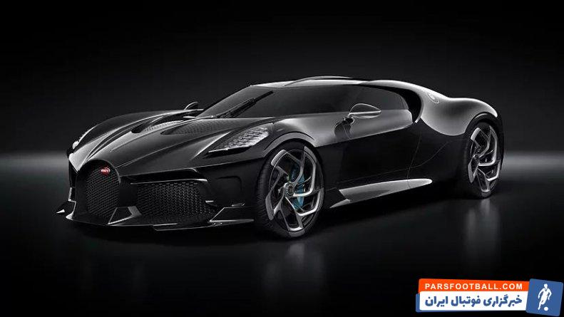 رونالدو سوار بر خودروی بوگاتی Centodieci