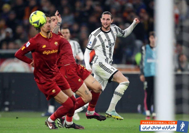 برد ارزشمند رم برابر یوونتوس در المپیکو با تک گل مانچینی