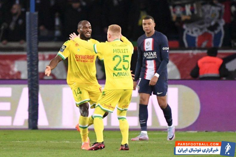 پیروزی پرگل پاری سن ژرمن برابر نانت با گلزنی مسی و امباپه