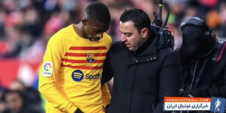 دمبله ؛ توقف مذاکره تمدیدقرارداد دمبله با بارسلونا